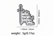 BE THE WARRIOR LAPEL