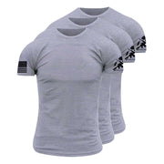 3 PACK BASIC GREY SHIRTS