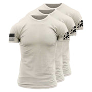 3 PACK BASIC SAND SHIRTS