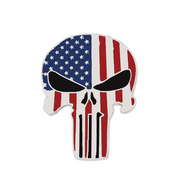 AMERICAN FLAG SKULL LAPEL