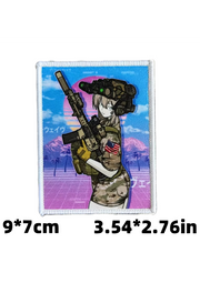 ANIME SOLDIER GIRL PATCH