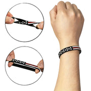 THIN RED LINE WRISTBAND