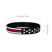 THIN RED LINE WRISTBAND