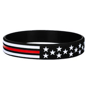THIN RED LINE WRISTBAND