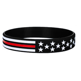 THIN RED LINE WRISTBAND