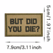 BUT DID YOU DIE PATCH