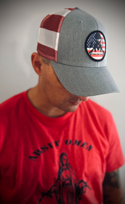 TIMBER OAKS AMERICAN LOGO PATCH HAT