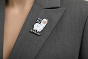 KISS MY ALPACASS LAPEL