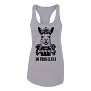 No Prob-Llama Tanktop Grey