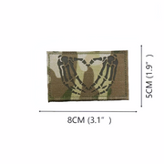 SKULL HAND HEART IR PATCH