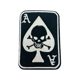 ACE OF SPADE SKULL PATCH