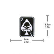 ACE OF SPADE SKULL PATCH