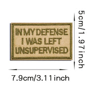 IN MY DEFENSE PATCH