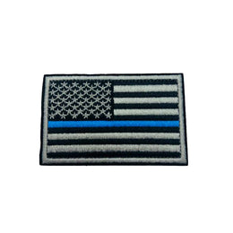 AMERICAN FLAG THIN BLUE LINE PATCH