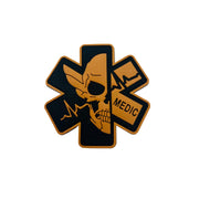MEDIC CROSS SKULL PVC PATCH