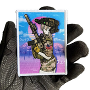 ANIME SOLDIER GIRL PATCH