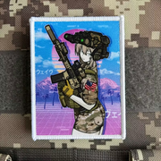 ANIME SOLDIER GIRL PATCH