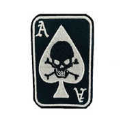 ACE OF SPADE SKULL PATCH